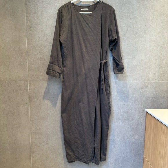 Black Crane Flannel Jumpsuit size xs - Picture 3 of 7